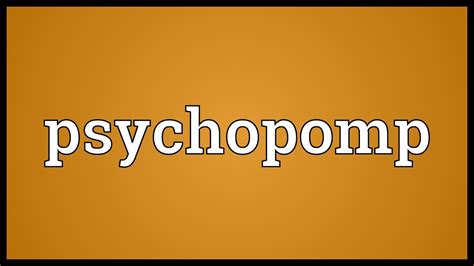 what does psychopomp mean